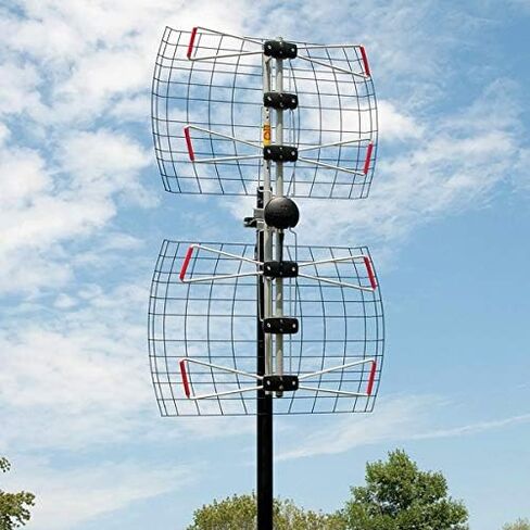 2 Element Bowtie Indoor/Outdoor HDTV Antenna - 45 Mile Range in Saudi Arabia