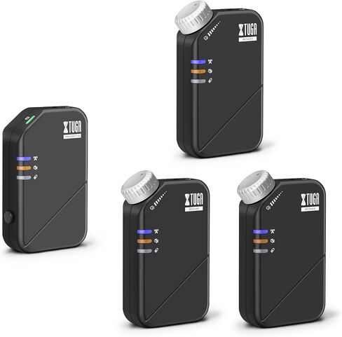 XTUGA in Ear Monitor System, 2.4G Mini Wireless IEM System Stereo/Mono Switch with Low Latency, One Transmitter to More Receiver, 160Ft Wireless Range for Stage,Band,Singer,Musicians (J02S) in Saudi Arabia