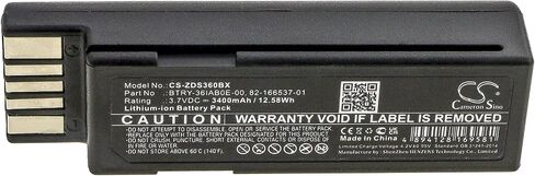 استبدال بطارية WOLWES لـ Zebra P/N: 82-166537-01، BTRY-36IAB0E-00، DS3600، DS3678، EVM، LI3600، LI3678، LS3600، LS3678 in Saudi Arabia