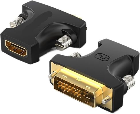 DVI to HDMI Adapter Bi-Directional D 24+1 Male Female Cable Connector Converter for Projector(ECCB0) in Saudi Arabia