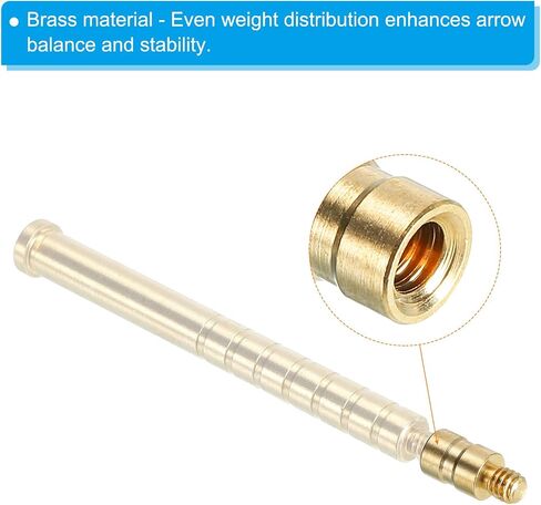 PATIKIL Grain Arrow Insert, Packs Brass Arrow Weight Bolt for Carbon Arrows in Saudi Arabia