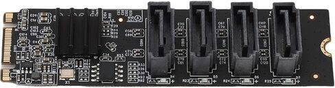 Yoidesu M.2 Adapter Card, M.2 to Serial ATA3.0 Adapter NVME PCI E 3.0 for Desktop SSD in Saudi Arabia