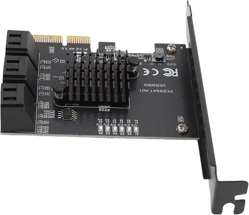 بطاقة تمديد Dpofirs PCIe إلى Serial ATA3.0، بطاقة توسيع ألعاب PCIe ثابتة ذات 6 منافذ in Saudi Arabia