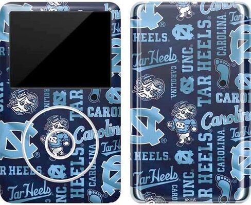 Skinit Decal MP3 Player Skin Compatible with iPod Classic (6th Gen) 80GB - Officially Licensed College North Carolina Tar Heels Design in Saudi Arabia