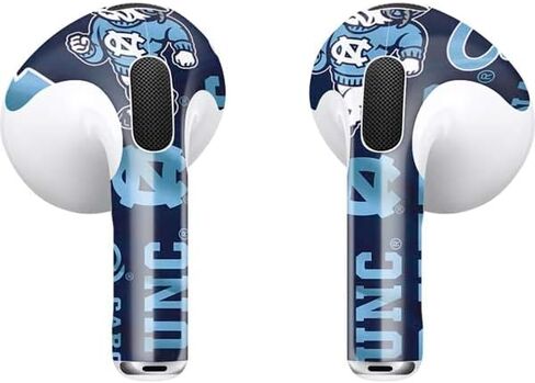 غلاف صوتي من Skinit متوافق مع Apple AirPods (الجيل الثالث، 2021) - تصميم North Carolina Tar Heels مرخص رسميًا in Saudi Arabia
