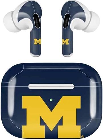 Skinit Decal Audio Skin Compatible with AirPods Pro 2nd Gen - Officially Licensed University of Michigan M Design in Saudi Arabia