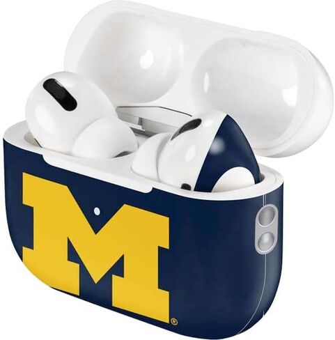 Skinit Decal Audio Skin Compatible with AirPods Pro 2nd Gen - Officially Licensed University of Michigan M Design in Saudi Arabia
