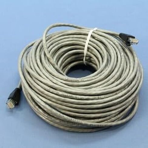 #US 5G455-100G رمادي Cat5e 100ft كابل إيثرنت تصحيح الحبال شبكة 4-حزمة in Kuwait