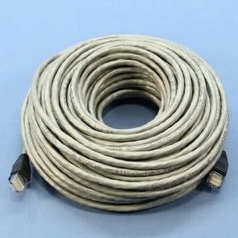 #US 5G455-100G رمادي Cat5e 100ft كابل إيثرنت تصحيح الحبال شبكة 4-حزمة in Kuwait