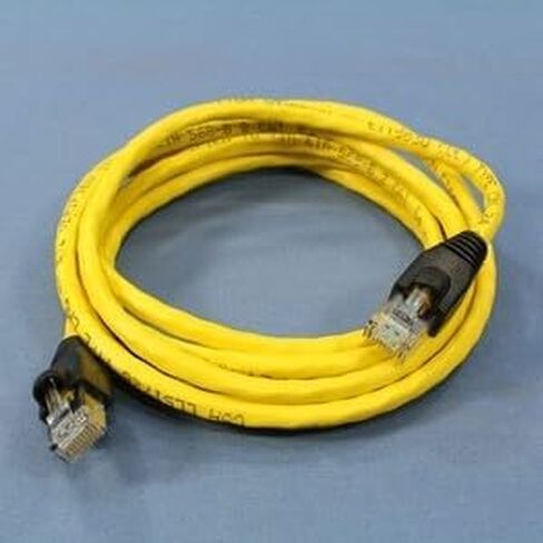 #US 5G455-7YW Yellow Cat 5e 7' Ethernet LAN Patch Cord Network Cables 50pcs in Saudi Arabia