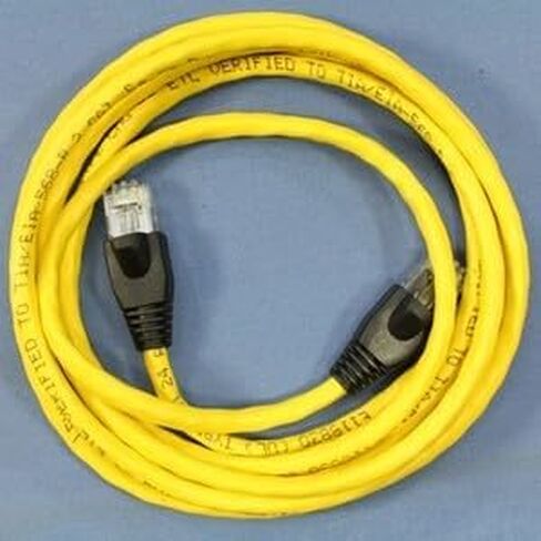 #US 5G455-7YW Yellow Cat 5e 7' Ethernet LAN Patch Cord Network Cables 50pcs in Saudi Arabia