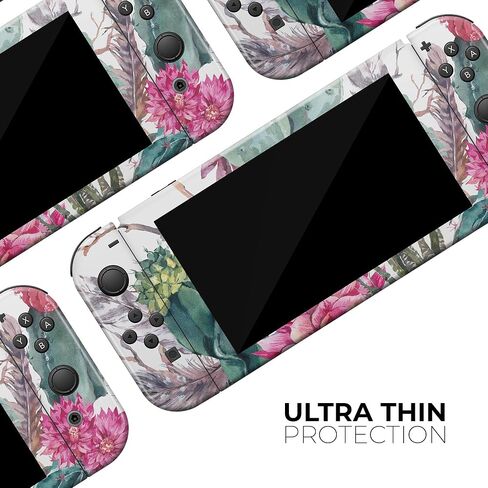 Design Skinz - متوافق مع Nintendo DSi XL - غطاء حماية من الفينيل مقاوم للخدش وقابل للإزالة - ألوان مائية صيفية زهرية v2 in Saudi Arabia