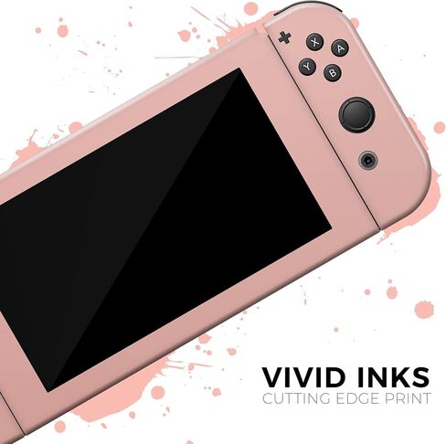 Design Skinz - متوافق مع Nintendo DSi XL - غطاء حماية من الفينيل مقاوم للخدش وقابل للإزالة - لون مرجاني فاتح in Saudi Arabia