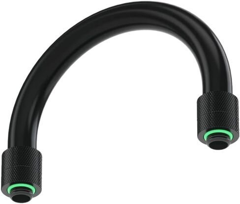 Barrow 360° Rotary G1/4" Compression Fitting (ID3/8"-OD5/8") with Soft Tubing, 300mm Length Flexible Tube Hybrid Hose, Soft Tube with Quick-Twist Connector for Computer Water Cooling Systems in Saudi Arabia