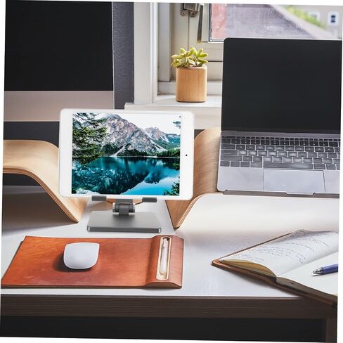 حامل حامل لوحي من سبائك الألومنيوم قابل للتعديل لدعم أجهزة Galaxy Tabs المحمولة متعددة الزوايا لسطح المكتب in Kuwait