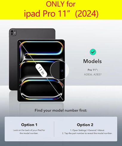 حافظة لجهاز Ipad Air مقاس 13 بوصة M3/M2 2025/2024 (الموديل: A3268/A3269/A2898/A2899) غطاء حماية من الجلد الأصلي، حامل قلم رصاص مدمج وتنشيط/نوم تلقائي. بني in Kuwait