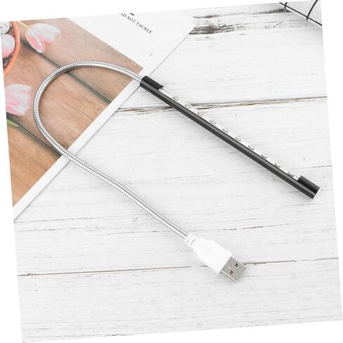غامضة USB بالطاقة Led مصابيح كهربائية ليلية السرير القراءة مصباح لمبة مكتب مرنة معقوفة العين الرعاية لأجهزة الكمبيوتر المحمول in Saudi Arabia