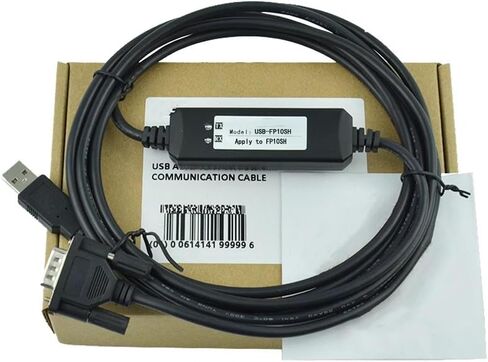 USB-FP10SH Applicable PLC Debugging Cable Computer USB Interface Programming Cable Eco-Friendly Cable Communication Download Data Cable Dual chip Design Industrial Grade 3 Meter in Saudi Arabia