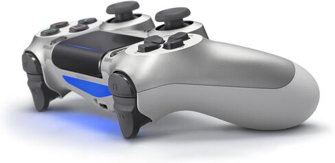 وحدة تحكم Sony Dualshock4 اللاسلكية - فضي - بلاي ستيشن 4 (متجددة) in Saudi Arabia