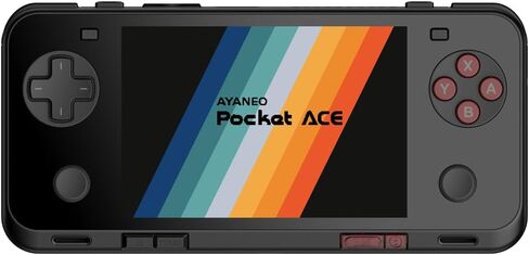 AYANEO Pocket ACE-4.5 بوصة 1620x1080 (نسبة أبعاد الشاشة: 3:2) شاشة تعمل باللمس وحدة تحكم ألعاب فيديو ريترو محمولة باليد Android 13 OS كمبيوتر لوحي 16 جيجابايت LPDDR5X، تخزين 512 جيجابايت، BT 5.3 (أبيض) in Kuwait
