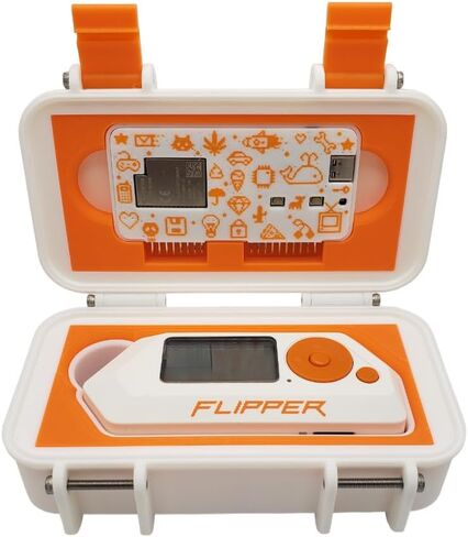 Flipper Zero Box Art Case with WiFi Devboard Adapter - Strong Pelican Style 3D Printed Box with Fitted Adapters in Saudi Arabia