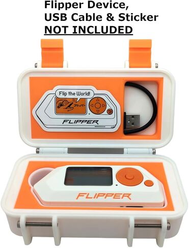Flipper Zero Box Art Case with WiFi Devboard Adapter - Strong Pelican Style 3D Printed Box with Fitted Adapters in Saudi Arabia