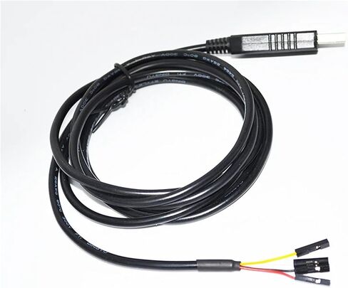 محول FT232RL USB إلى RS232 كابل تنزيل 4PIN 4 Way Jumper DEBUG مع PINOUT VCC GND TXD RXD (3 أمتار) in Saudi Arabia