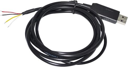 كابل USB صناعي FT232RL إلى UART TTL 3.3 فولت 3V3 4 CORE 4PIN سلك مفتوح متوافق مع TTL-232R-3V3-WE VCC GND TXD RXD(3.6 متر، TTL 5V) in Saudi Arabia