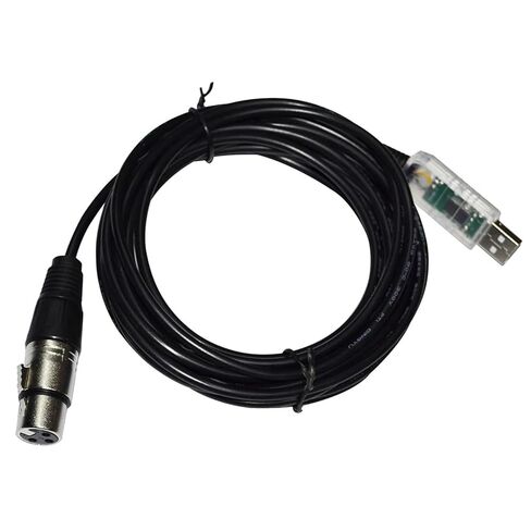 كابل محول أنثى RS485 DMX512 إلى USB 3PIN 3P DMX 512 XLR لوحدة التحكم Freestyler KABLE (8M، اللون B) in Kuwait