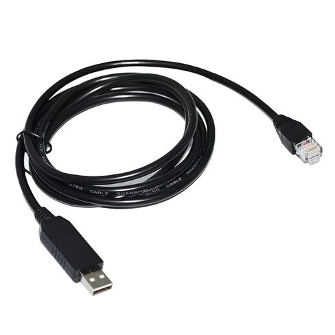 كابل اتصال تسلسلي FT232RL USB إلى RJ45 RS485 لجهاز التحكم بالشحن ML2420 ML2430 ML2440 MPPT (3 أمتار، حافظة USB شفافة) in Kuwait