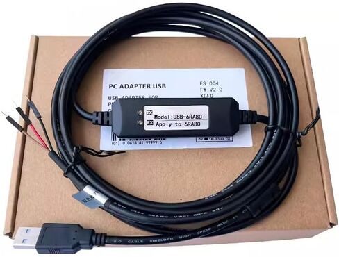 USB-6RA80 Applicable DC Speed Control 6RA80 Debugging Cable Data Cable Programming Cable USB Interface Communication Download Cable Dual Chip Design Industrial Grade 3 Meter in Saudi Arabia