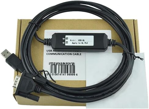 USB-GL for GL40S3/GL120/GL130 Series PLC Programming Cable USB Port Download Cable Data Cable Debugging Cable Dual Chip Design Industrial Grade 3 Meter in Saudi Arabia