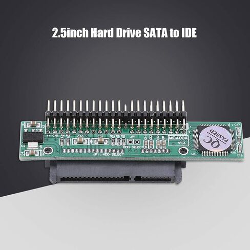 Bewinner 2.5 بوصة SATA القرص الصلب إلى IDE 44Pin LCD مهايئ لشاشة بطاقة المسلسل إلى المنفذ المتوازي لأجهزة الكمبيوتر المحمول، SATA إلى IDE تحويل بطاقة in Kuwait