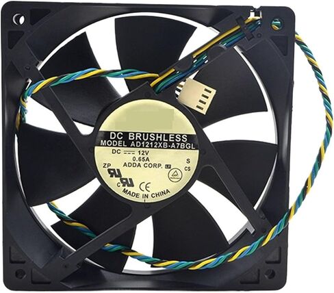 ل AD1212XB-A7BGL 12V 0.65A 12 سنتيمتر 12025 120x120x25 مللي متر مزدوجة الكرة تحمل مروحة التبريد in Saudi Arabia