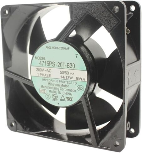 for 4715PS-20T-B30 AC 200V 50/60Hz 14/13W 12cm 12038 120x120x38mm Double Ball Bearing Cooling Fan in Saudi Arabia