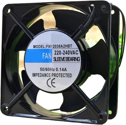 ل FM12038A2HBT التيار المتناوب 220-240 فولت 50/60 هرتز 0.14A 12 سنتيمتر 12038 120x120x38 مللي متر مروحة التبريد in Saudi Arabia