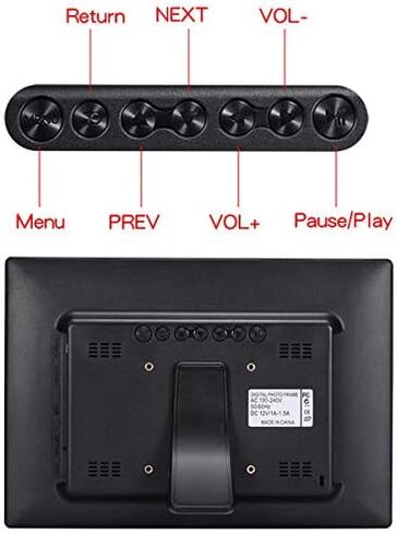 17-inch Digital Photo Frame, 1920x1080 Resolution, HDMI/USB/SD Card Slot, MP3/MP4 Player in Saudi Arabia