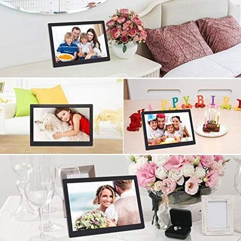 17-inch Digital Photo Frame, 1920x1080 Resolution, HDMI/USB/SD Card Slot, MP3/MP4 Player in Saudi Arabia