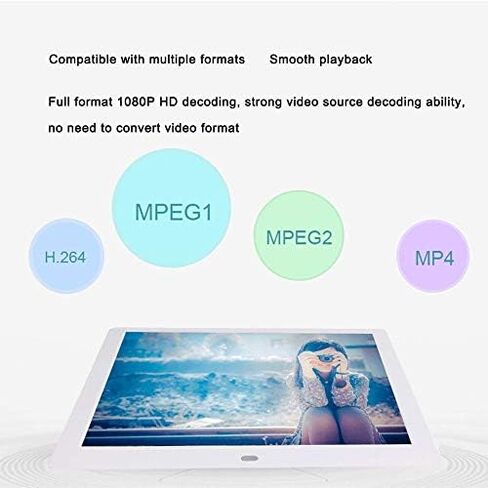 إطار صور رقمي واي فاي ذكي مقاس 13 بوصة، دقة عالية 1280 × 800، شاشة تعمل باللمس in Saudi Arabia