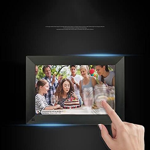 إطار صور رقمي WiFi مقاس 10.1 بوصة - شاشة LCD تعمل باللمس (1280 × 800) مع غلاف بلاستيكي ABS in Kuwait