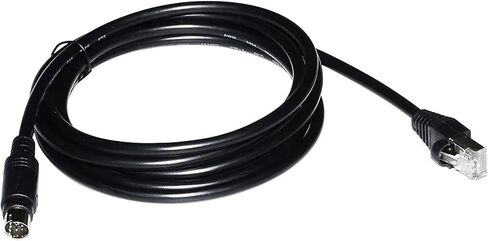 RJ45 إلى Mini Din 8P MD8 Male Connector RS422 كابل اتصالات البرمجة (1.8 متر) in Saudi Arabia