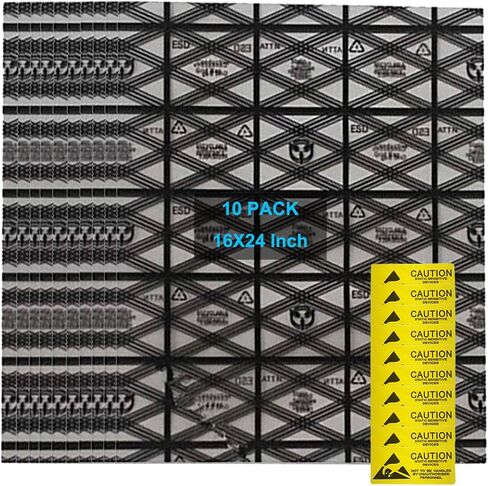 Antistatic Bags 30pcs 16 X 24 inches ESD Shielding Bags with Anti-Static Labels for Hard Drive SSD HDD Motherboard Video Card RAM Electronic Devices in Saudi Arabia
