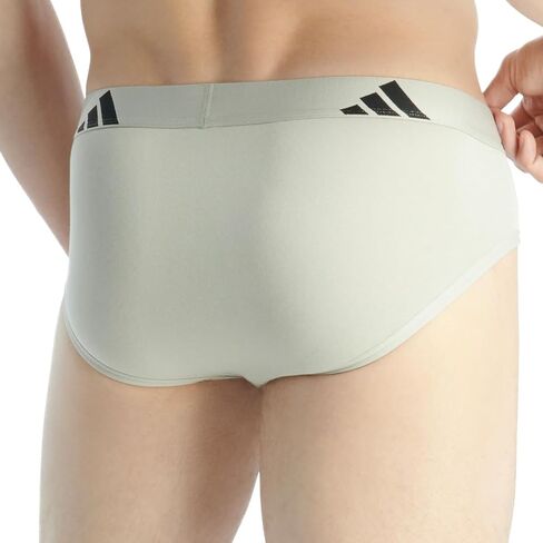 adidas Men's Performance Stretch Cotton Brief Underwear (3-Pack) Designed for Active Comfort and All Day Wear in Saudi Arabia