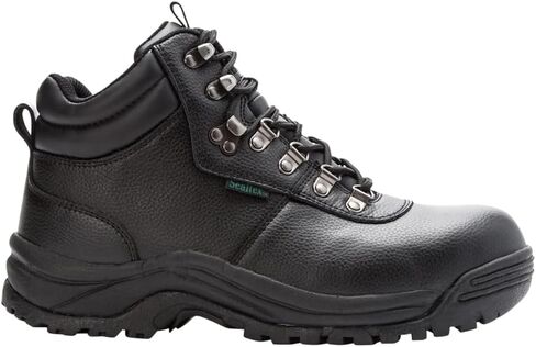 Propet Mens Shield Walker 6 Inch Waterproof Composite Toe Work Safety Shoes Casual - Black in Kuwait
