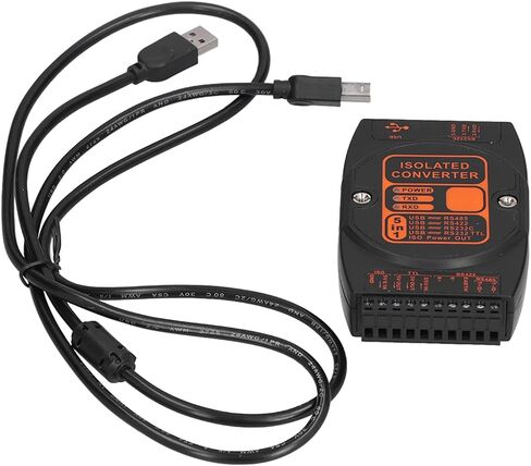 محول plplaaoo USB إلى RS485 محول عزل من الدرجة الصناعية 5 في 1 متعدد الوظائف للاستخدام الصناعي التجاري ABS غلاف مثبطات اللهب سلسلة DCM2610A ((معدل اتصال 3 ميجابايت)) in Kuwait