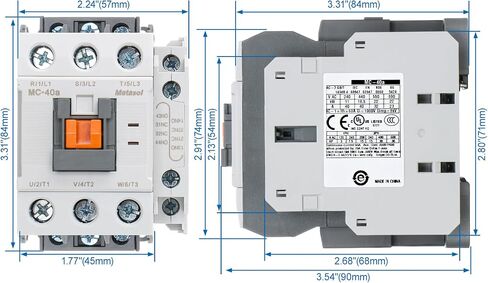 Baomain Magnetic AC Contactor MC-18b MEC 110VAC 50/60Hz 1a1b DIN Rail UL in Saudi Arabia