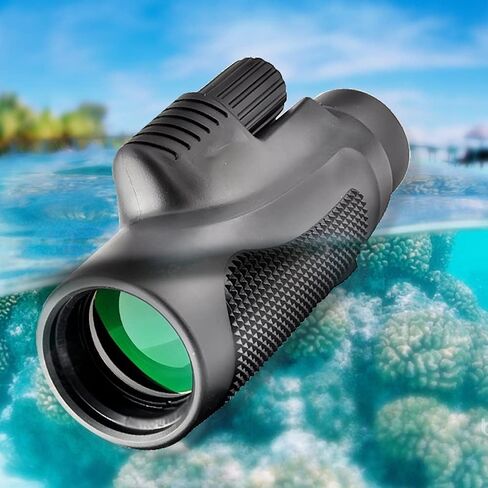 Telescope Monocular 12X50 Telephoto Zoom, Eyepiece with Smartphone Holder Prism for Adults Gifts Bird Watching Hunting Camping in Saudi Arabia