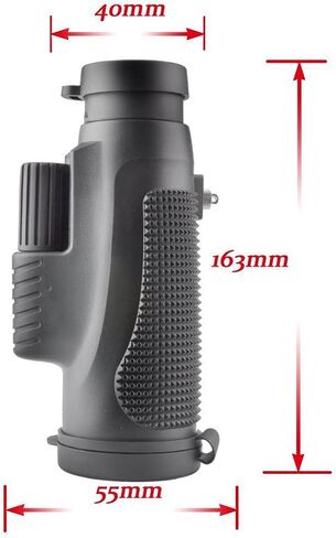 Telescope Monocular 12X50 Telephoto Zoom, Eyepiece with Smartphone Holder Prism for Adults Gifts Bird Watching Hunting Camping in Saudi Arabia