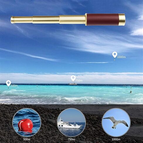 Monoculars Telescope High Power 25x30 Monocular Telescope Spyglass Tools High Power Mirror Retro Pirate Monocular Binocular Scope for Adult Bird Watching Outdoor Travel Binoculars in Saudi Arabia