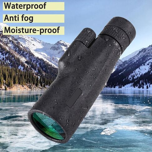 10X30 Monocular Telescope for Adult High Powered with Smartphone Adapter & Tripod, Waterproof HD Monocular with BAK4 Prism FMC Lens, for Camping Travel Hiking Bird Watching in Saudi Arabia